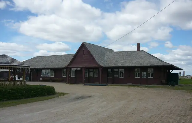 Former CPR station, now the Outlook museum